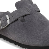 Birkenstock Boston Soft Footbed Suede Leather Clogs