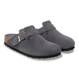 Birkenstock Boston Soft Footbed Suede Leather Clogs