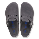 Birkenstock Boston Soft Footbed Suede Leather Clogs