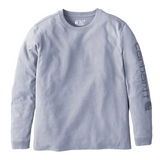 Carhartt Womens Loose Fit Heavyweight Logo Graphic Long Sleeve T-Shirt
