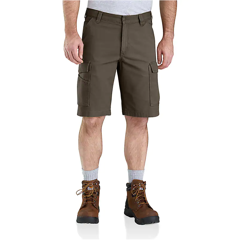 Carhartt Mens Rugged Flex Relaxed Fit Canvas Cargo Work Shorts