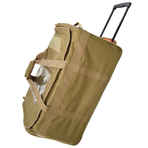 Flying Circle Buffalo Collapsible Rolling Duffel Bag