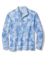 Tommy Bahama Mens Costa Flora Half Zip Sweater