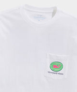 Vineyard Vines Mens Watermelon Whale Short Sleeve T-Shirt