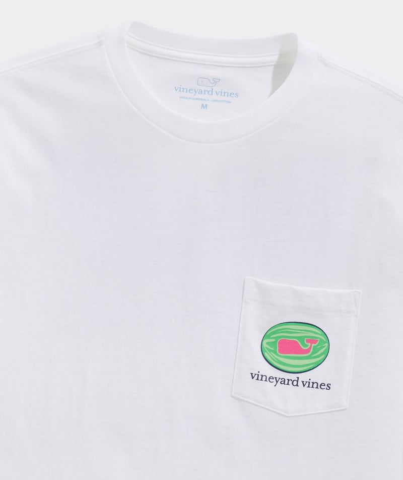 Vineyard Vines Mens Watermelon Whale Short Sleeve T-Shirt