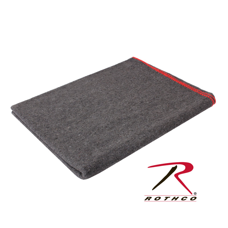 Rothco Gray Wool Rescue Survival Blanket