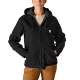 Carhartt Womens Sherpa Lined Loose Fit Washed Duck - 3 Warmest Rating Jacket