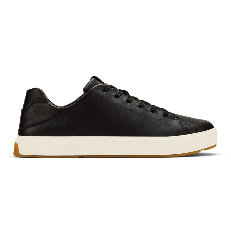 OluKai Mens Lae‘ahi Lī ‘Ili Waterproof Leather Sneakers