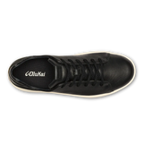 OluKai Mens Lae‘ahi Lī ‘Ili Waterproof Leather Sneakers