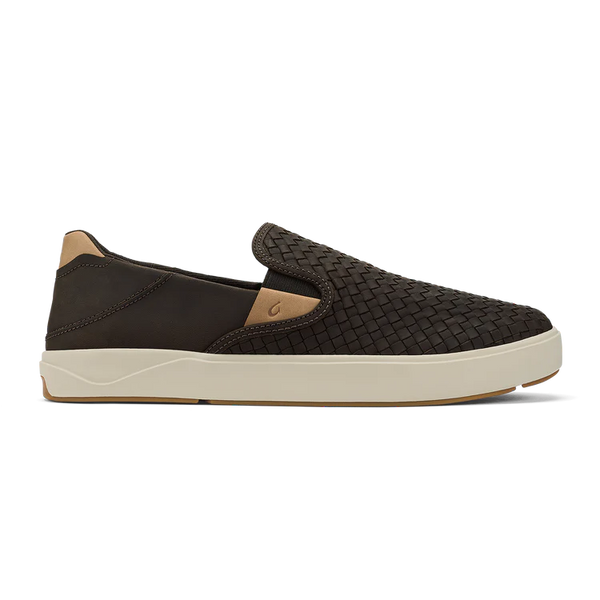 OluKai Mens Lae'ahi Lauhala Woven Leather Shoes