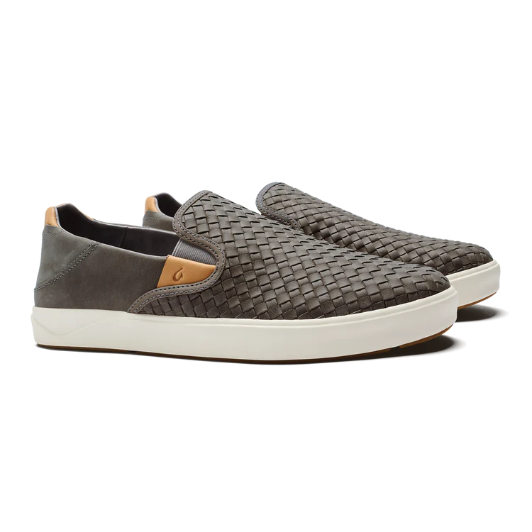 OluKai Mens Lae‘ahi Lauhala Slip-On Shoes