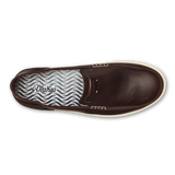 OluKai Mens Kākaha Leather Slip-On Shoes