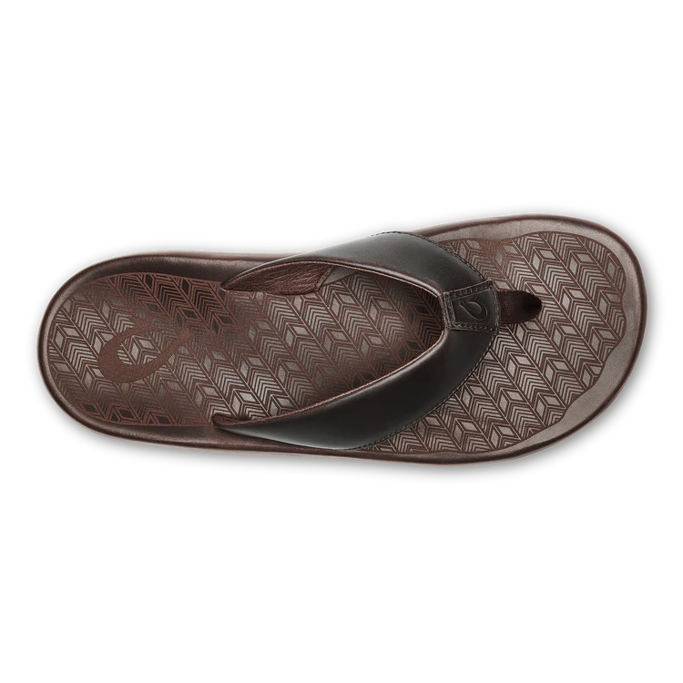 OluKai Mens ‘Ilikai Leather Beach Sandal