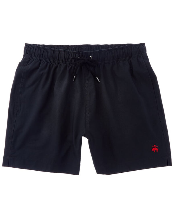 Brooks Brothers Mens 5" Solid Swim Trunks