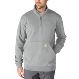 Carhartt Mens Marquette Mock-Neck 1/4 Zip Sweatshirt