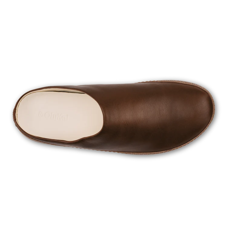 OluKai Mens Hāmani Leather Mules