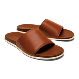 OluKai Mens ‘Ōlali Leather Slide Sandals