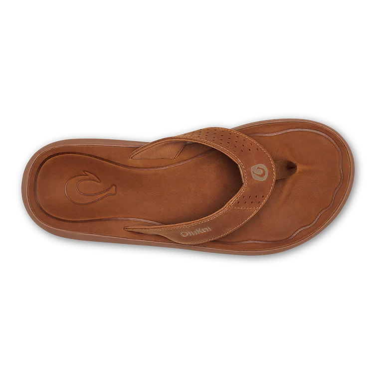 OluKai Mens Pili Waterproof Leather Sandals