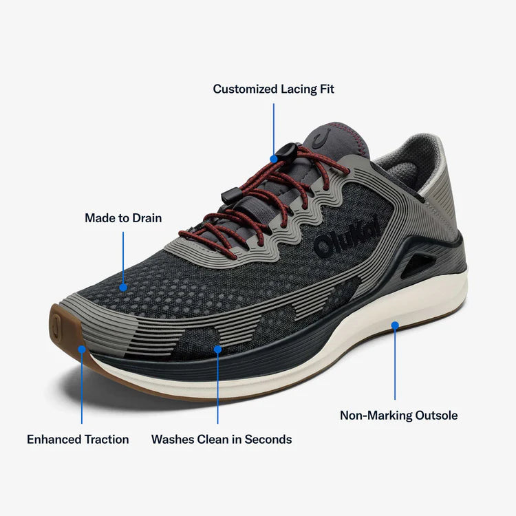 OluKai Mens 'Ahi Performance Marine Shoes