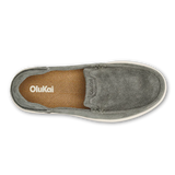 OluKai Mens Kākaha Nia Leather Slip-On Shoes