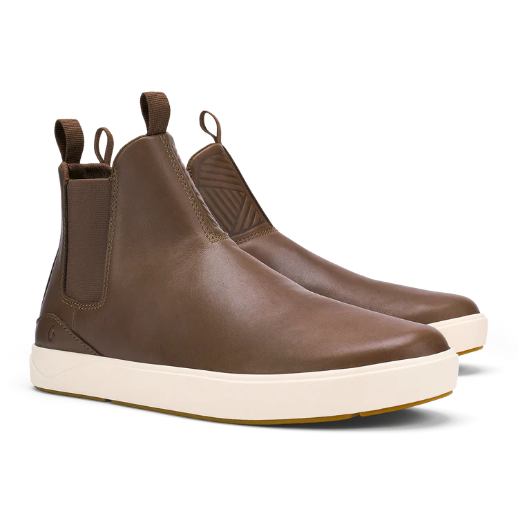 OluKai Mens Lae'ahi Mid Chelsea Boots