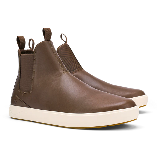 OluKai Mens Lae'ahi Mid Chelsea Boots