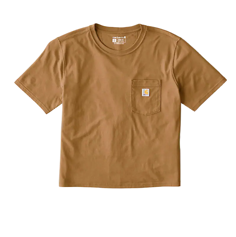 Carhartt Womens Tencel Fiber Series Loose Fit Crewneck Short Sleeve T-Shirt