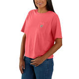 Carhartt Womens Tencel Fiber Series Loose Fit Crewneck Short Sleeve T-Shirt