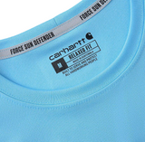 Carhartt Mens Force Sun Defender Relaxed Logo Long Sleeve T-Shirt