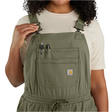 Carhartt Womens Force Relaxed Fit Ripstop Bib Overalls