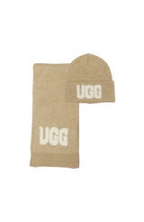 UGG Womens Fuzzy UGG Logo Gift Set