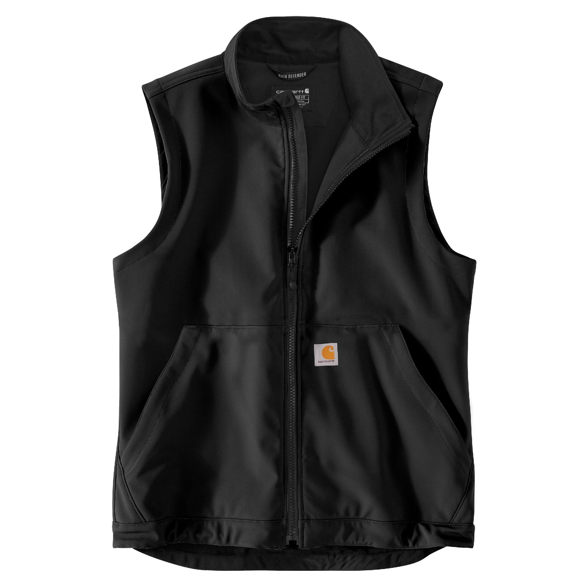 carhartt Mens Rain Defender Relaxed Fit Shoftshell Vest Jacket