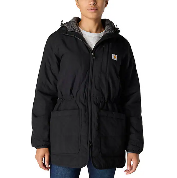 Carhartt Womens Rockford Loose Fit Lightweight Insulated Hooded - 4 Extreme Warmth Rating Coat