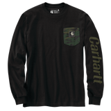 Carhartt Mens Relaxed Fit Heavy Weight Long Sleeve Pocket T-Shirt