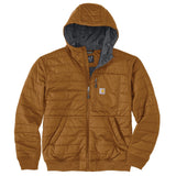 carhartt Mens Rain Defender Relaxed Fit Lightweight Insulated Hooded Jacket