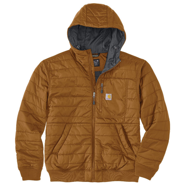 carhartt Mens Rain Defender Relaxed Fit Lightweight Insulated Hooded Jacket