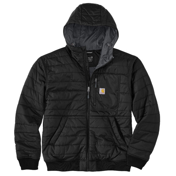 carhartt Mens Rain Defender Relaxed Fit Lightweight Insulated Hooded Jacket