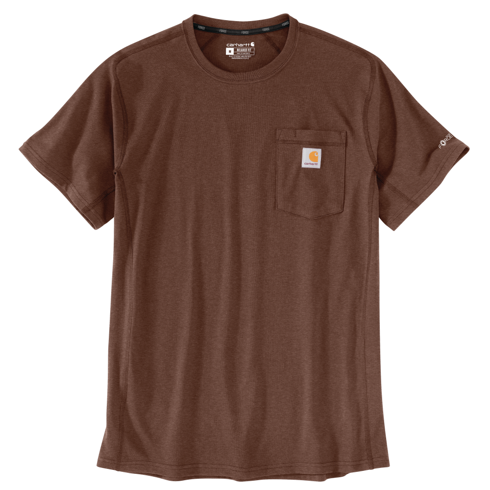 Carhartt Mens Force Relaxed Fit Midweight Short Sleeve Pocket T-Shirt