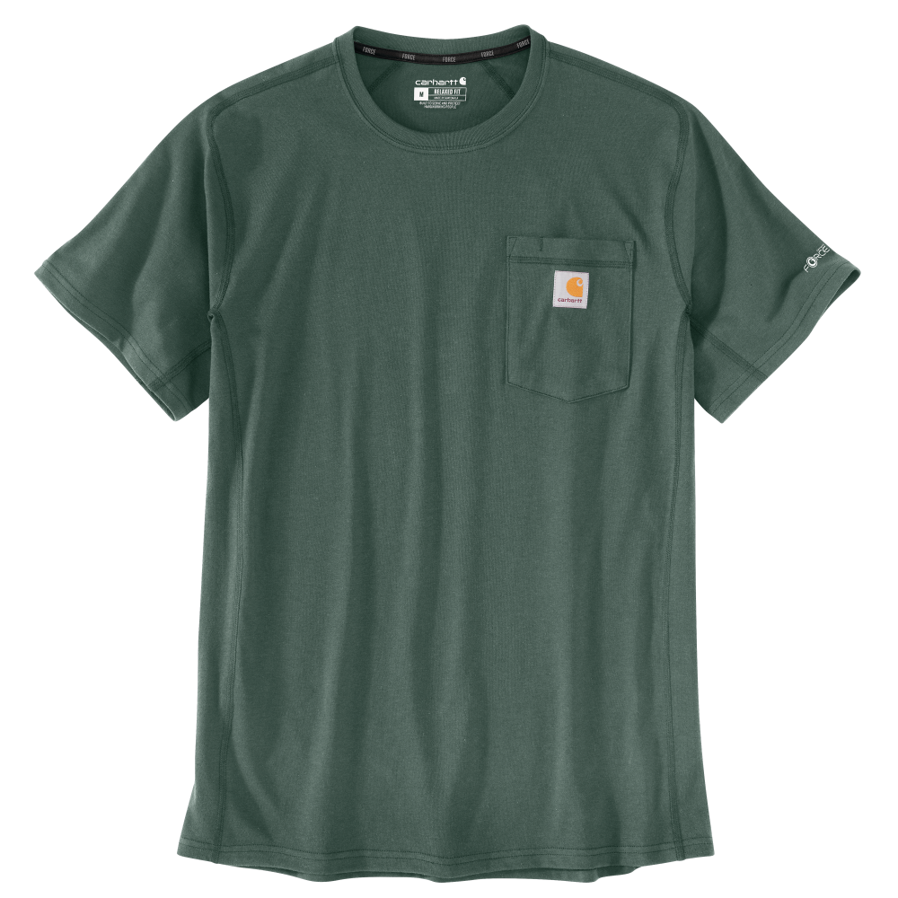 Carhartt Mens Force Relaxed Fit Midweight Short Sleeve Pocket T-Shirt