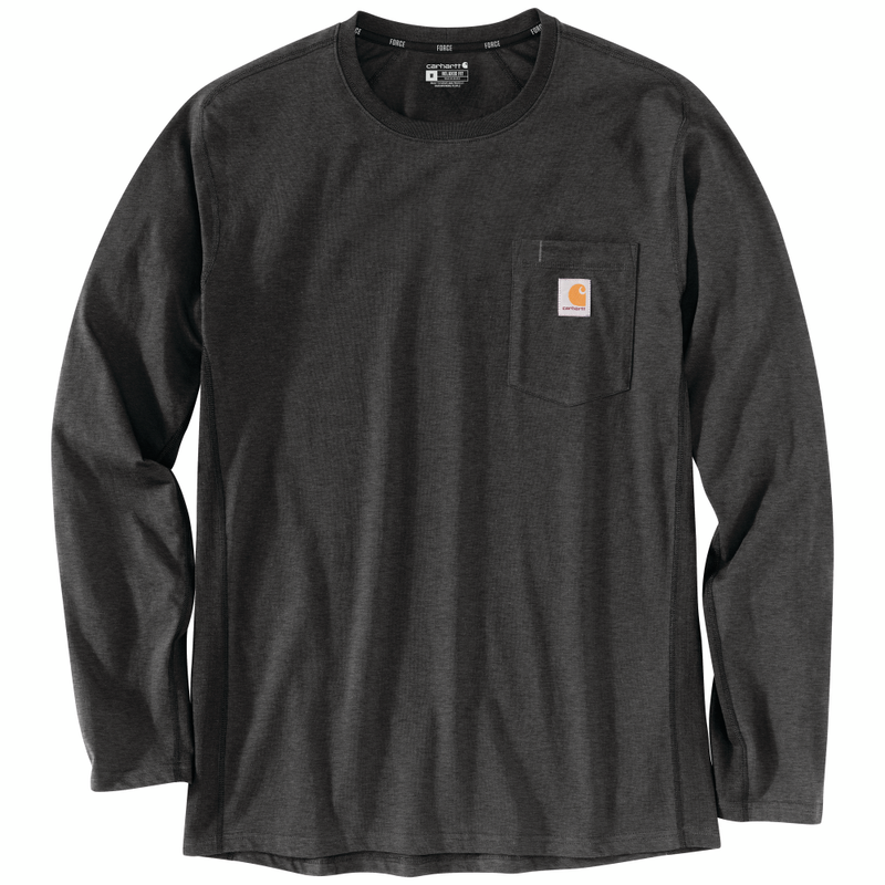 Carhartt Mens Force Relaxed Fit Midweight Long Sleeve Pocket T-Shirt