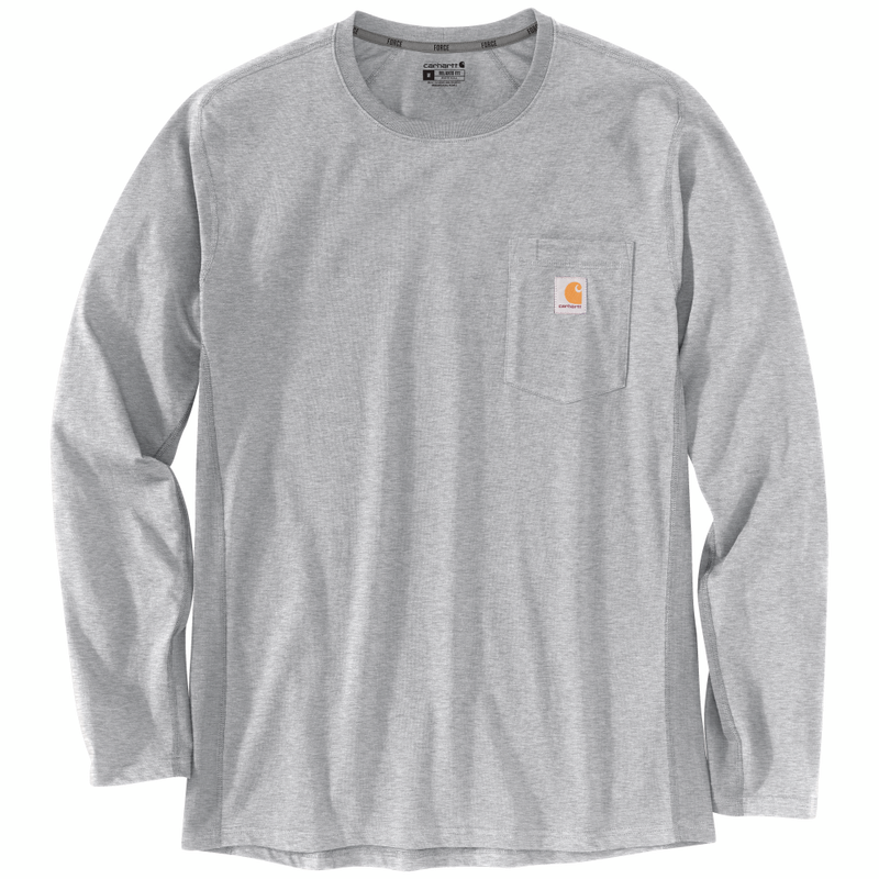 Carhartt Mens Force Relaxed Fit Midweight Long Sleeve Pocket T-Shirt