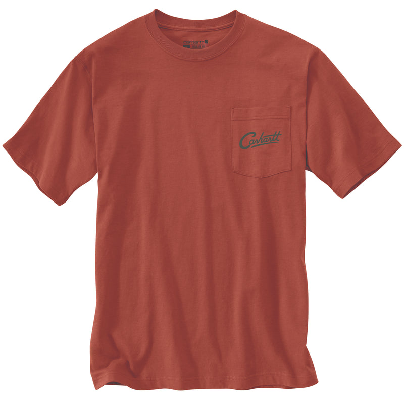 carhartt Mens Relaxed Fit Lightweight Short Sleeve Camp Graphic T-Shirt