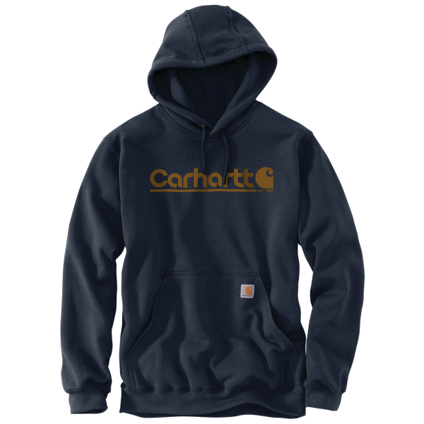 Carhartt Mens Rain Defender Graphic Fleece Pullover Hoodie