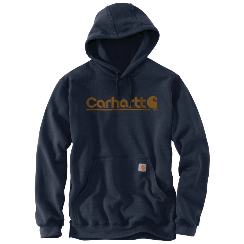 Carhartt Mens Rain Defender Graphic Fleece Pullover Hoodie