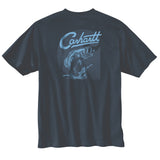 Carhartt Mens Relaxed Fit Lightweight Short Sleeve Fish Graphic T-Shirt