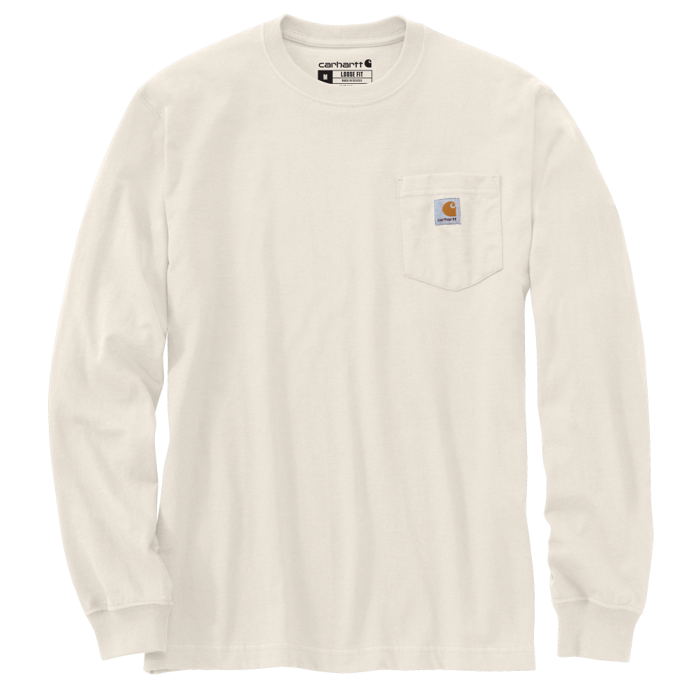 Carhartt Mens Heavyweight Graphic Long Sleeve Pocket T-Shirt