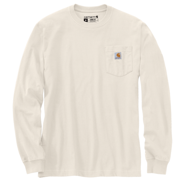 Carhartt Mens Heavyweight Graphic Long Sleeve Pocket T-Shirt