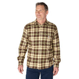 Carhartt Mens Rugged Flex Relaxed Fit Midweight Flannel Plaid Long Sleeve Shirt