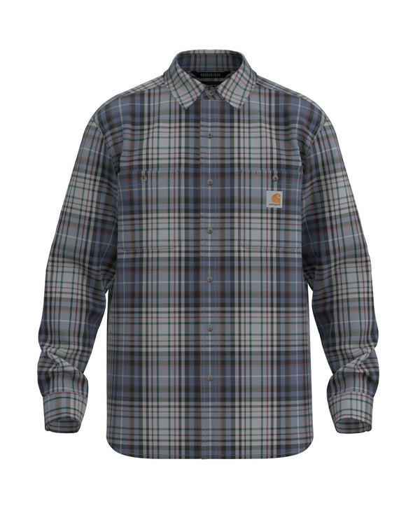 Carhartt Men's Rugged Flex Relaxed Fit Lightweight Long-Sleeve Plaid Shirt