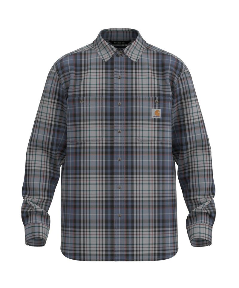 Carhartt Men's Rugged Flex Relaxed Fit Lightweight Long-Sleeve Plaid Shirt